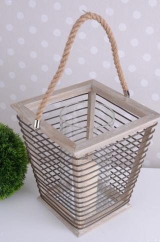 lampion w stylu rustykalnym shabby chic