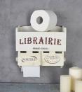 Librairie Skrzynkowy Wieszak na Papier Toaletowy Styl Rustykalny