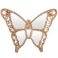 lustro motyl styl art deco dekoracje ściany 45x35 cm