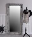 lustro srebrna rama styl barokowy 88 x 175 cm