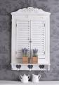 lustro z okiennicami styl prowansalski shabby chic