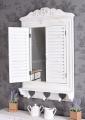 lustro z okiennicami styl prowansalski shabby chic