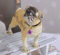mops z dzwoneczkiem szkatułka w stylu faberge