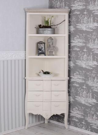 regał narożny styl rustykalny shabby chic