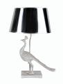 paw srebrna lampa 72 cm