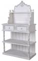 regał z nadstawką styl prowansalski dwie szuflady shabby chic