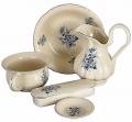 zestaw łazienkowy styl rustykalny porcelana
