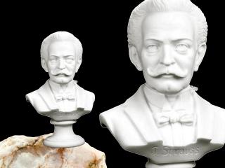 johann strauss popiersie kompozytora alabaster