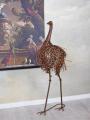 struś figura ogrodowa figury zwierząt shabby chic 108 cm