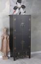 Szafa Ślubna Komoda Styl Orientalny Czarna 122 cm
