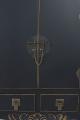 szafa ślubna komoda styl orientalny czarna 122 cm