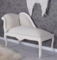 biały szezlong w stylu empire shabby chic