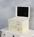 składana toaletka w stylu prowansalskim shabby chic