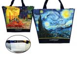 Torba na Zakupy Vincent van Gogh Taras Kawiarni Nocną Gwiaździsta Noc