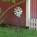 Wiatrak Texas Dekoracja Ogrodowa Metal 62 cm