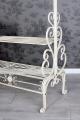 wieszak ubraniowy półki garderoba shabby chic biały