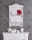 Wiszący Regał na Talerze Dekoracyjna Galeryjka Shabby Chic
