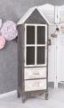 witryna dwie szuflady styl rustykalny shabby chic