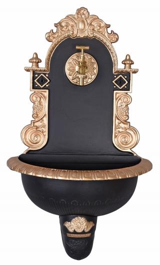 wodnik styl renesansowy czarno-złoty 72 cm