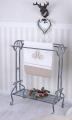 suszarka na ręczniki z gwiazdkami styl shabby chic