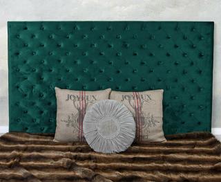 zagłówek do łóżka w stylu chesterfield 180 x 104 cm