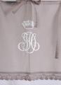 stylowa zasłona królewski monogram 140 x 260 cm