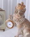 zegar figura kotka księżniczka shabby chic