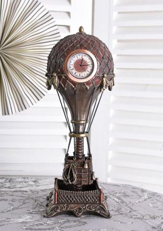 zegar retro balon styl steampunk studio loft wnętrza loftowe