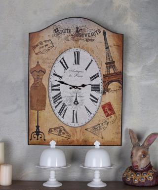 zegar ścienny antiques de paris styl prowansalski 50 x 70 cm