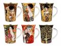 komplet 6 kubków gustav klimt opakowanie prezentowe