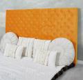 złoty zagłówek do łóżka styl chesterfield 180 x 104 cm